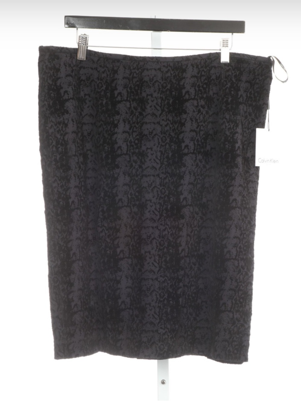 Calvin Klein Black Lace Pencil Skirt